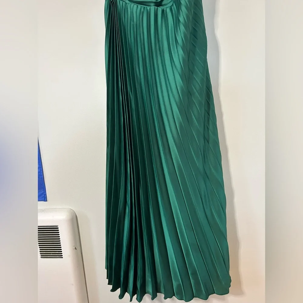 Abercrombie & Fitch One Shoulder Green Dress - Picture 3 of 8